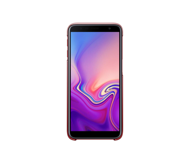 Etui Gradation Cover do Samsung J6+ czerwone - 463064 - zdjęcie 4